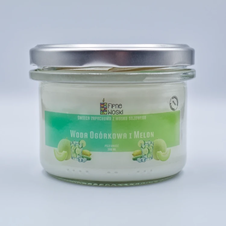 woda ogórkowa i melon - świeca 200 ml