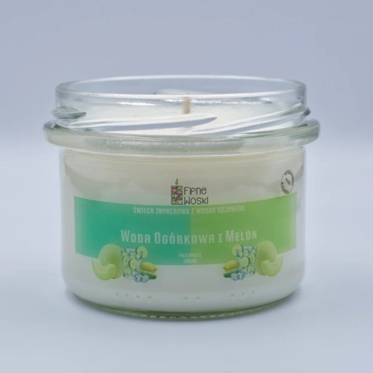 woda ogórkowa i melon - świeca 200 ml