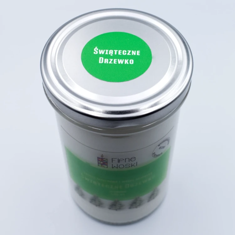 ŚWIĄTECZNE DRZEWKO - świeca sojowa 500 ml