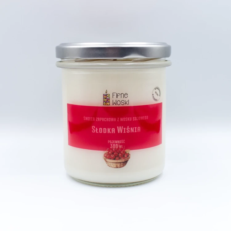 Słodka wiśnia świeca sojowa 300 ml 1.webp