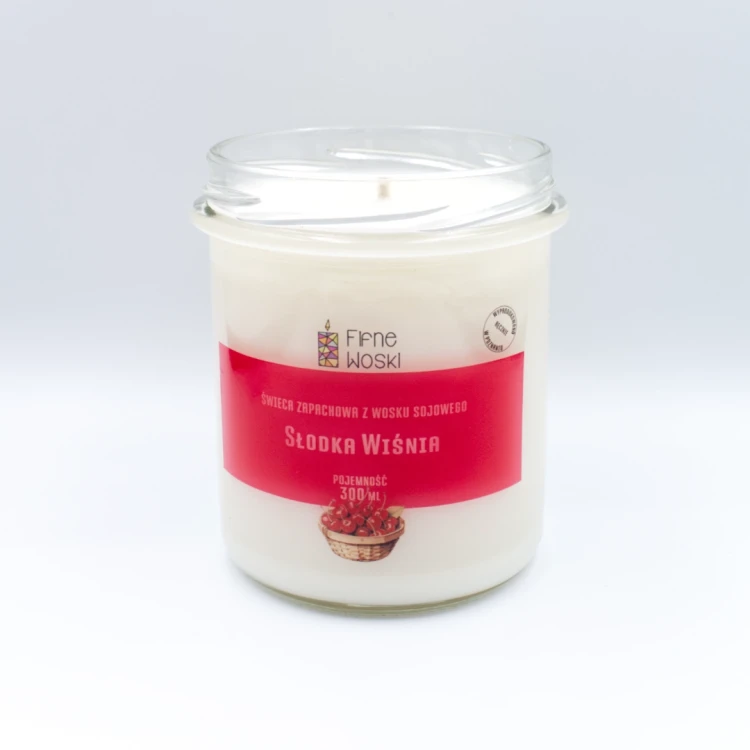 Słodka wiśnia świeca sojowa 300 ml 2.webp