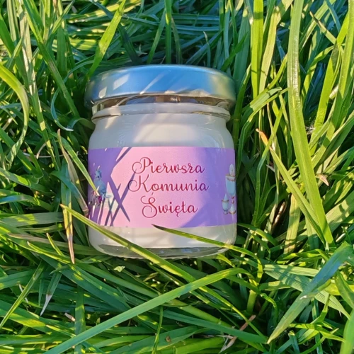 Świeca sojowa - Podziękowanie dla gości na Komunię - Owoce Leśne (35 ml)