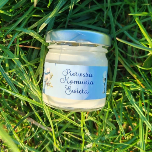 Świeca sojowa - Podziękowanie dla gości na Komunię - Owoce Leśne (35 ml)
