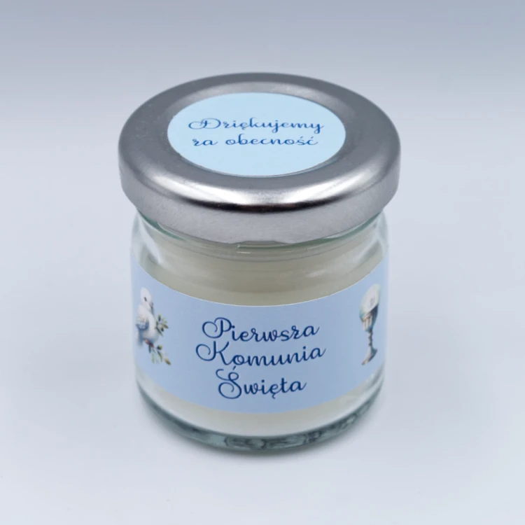 Świeca sojowa - Podziękowanie dla gości na Komunię - Owoce Leśne (35 ml)