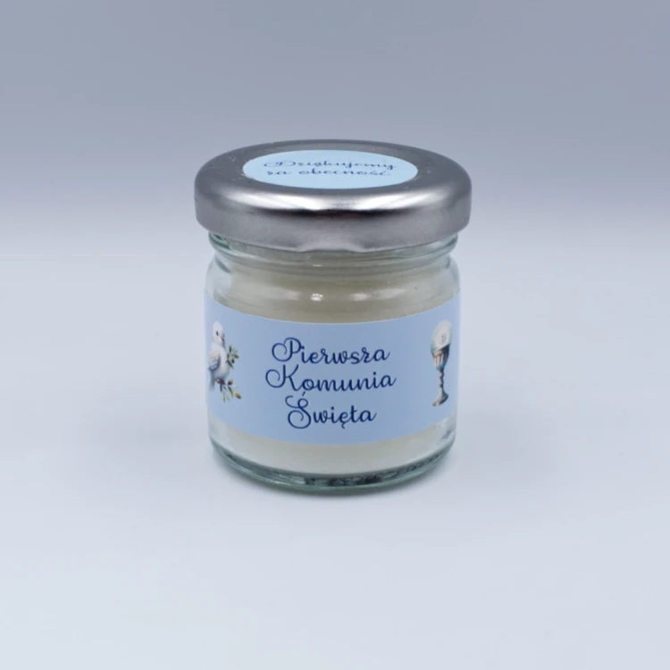 Świeca sojowa - Podziękowanie dla gości na Komunię - Owoce Leśne (35 ml)