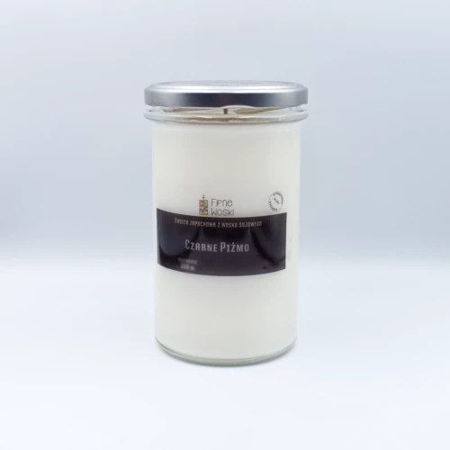 świeca zapachowa z wosku sojowego czarne piżmo 500 ml 2.webp