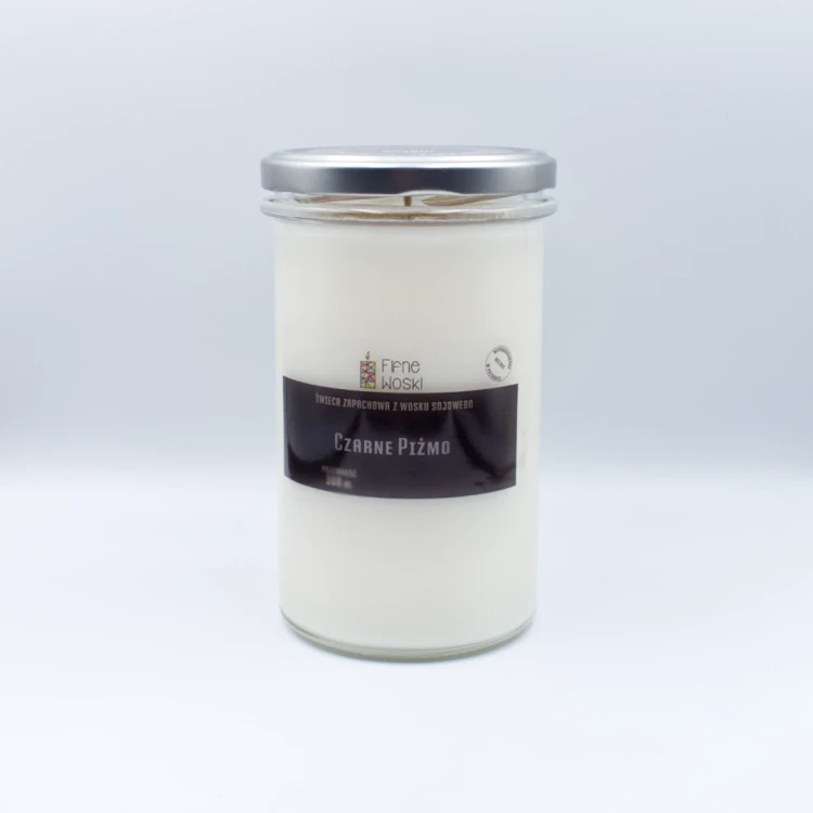 świeca zapachowa z wosku sojowego czarne piżmo 500 ml 2.webp