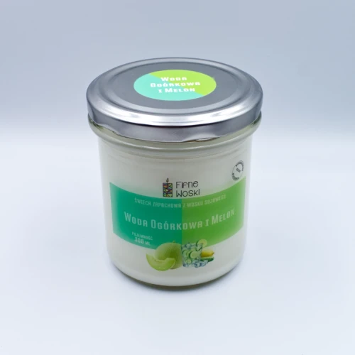 świeca sojowa woda ogórkowa i melon 300 ml 1.webp