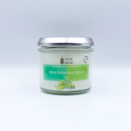 Świeca sojowa woda ogórkowa i melon 100 ml 2.webp