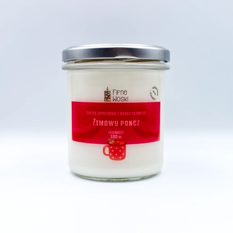świeca sojowa fifne woski zimowy poncz 300 ml.webp