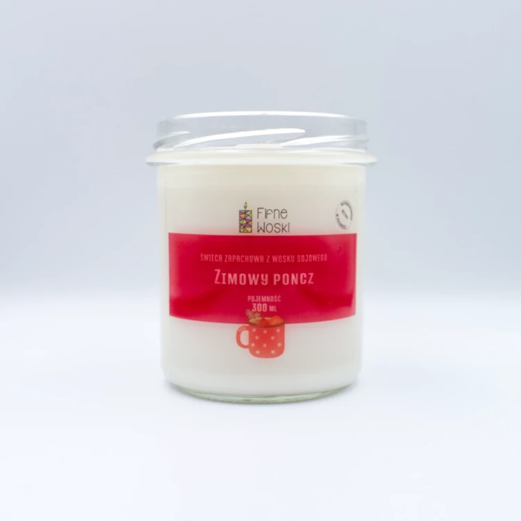 świeca sojowa fifne woski zimowy poncz 300 ml 2.webp