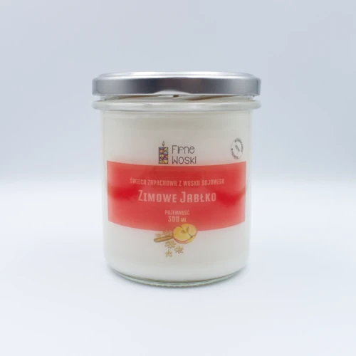 fifne woski świeca sojowa zimowe jabłko 300 ml 1.webp