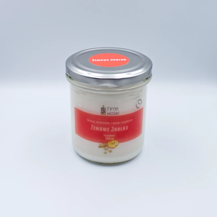 fifne woski świeca sojowa zimowe jabłko 300 ml 2.webp