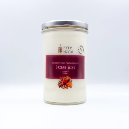 fifine woski świeca sojowa grzane wino 500 ml.webp