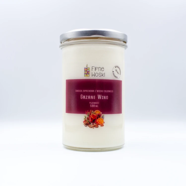 fifine woski świeca sojowa grzane wino 500 ml.webp