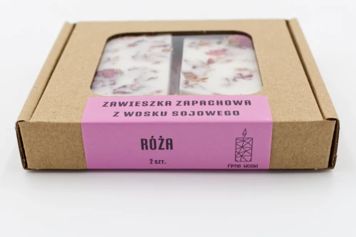 zawieszki zapachowe - tabliczki florenckie - róża x2.1 poziom.webp