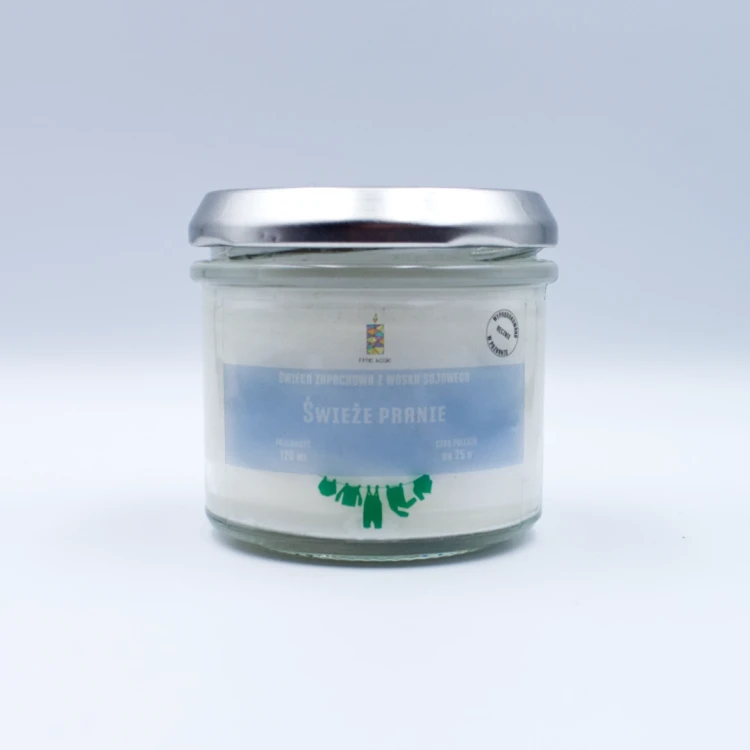 fifne woski świeca sojowa świeże pranie 100 ml.webp