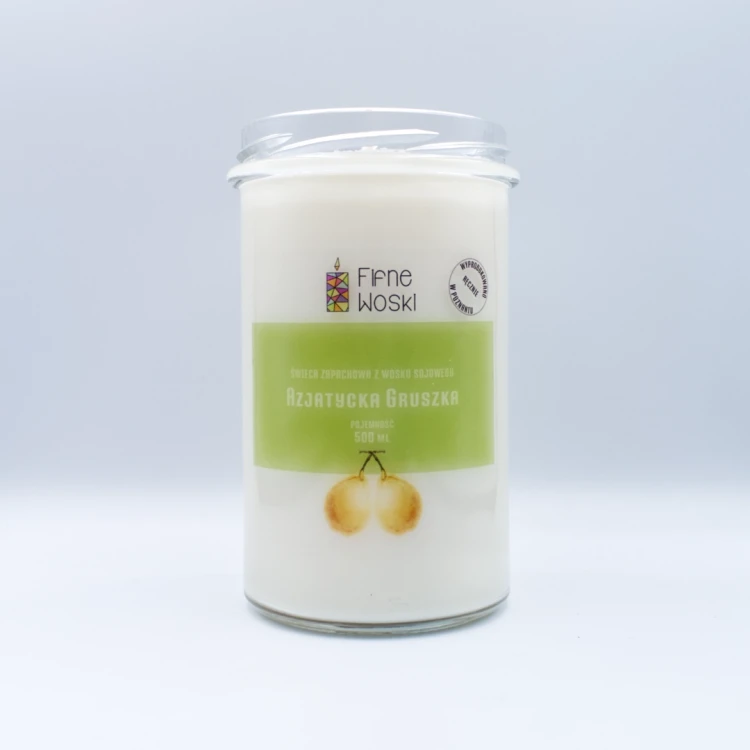 fifne woski świeca sojowa azjatycka gruszka 500 ml 1.webp