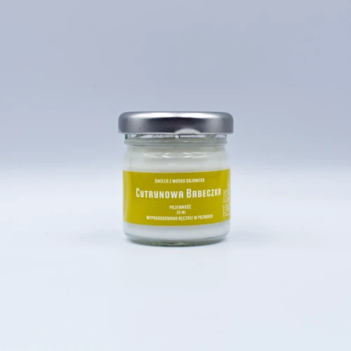 fifne woski świeca sojowa cytrynowa babeczka 35 ml.webp