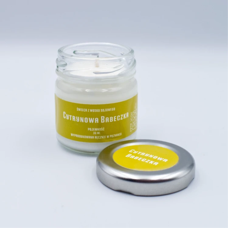 fifne woski świeca sojowa cytrynowa babeczka 35 ml 3.webp