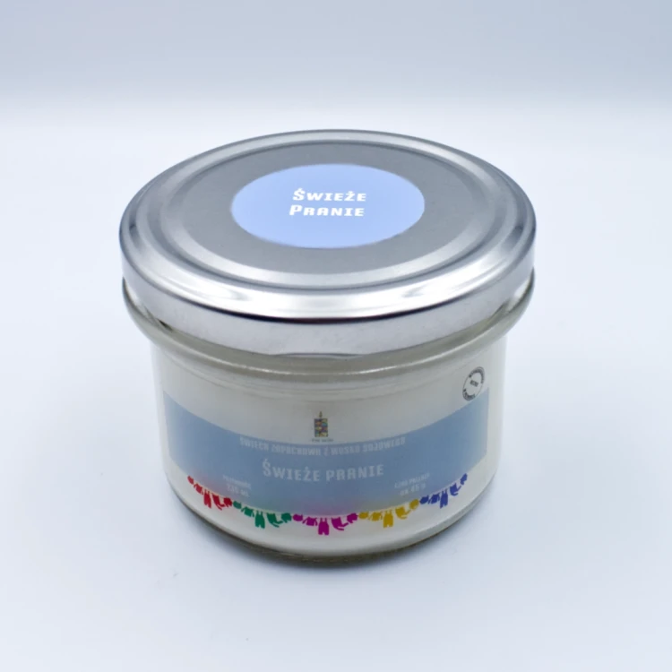 fifne woski świeca sojowa świeże pranie 200 ml 1.webp