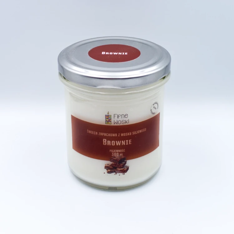 Fifne Woski BROWNIE - świeca sojowa 300 ml