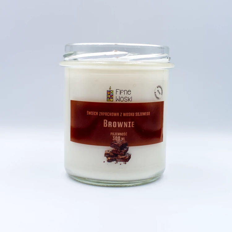 Fifne Woski BROWNIE - świeca sojowa 300 ml