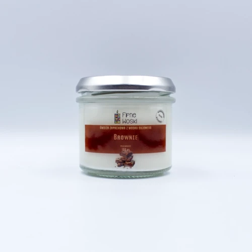 Fifne Woski BROWNIE - świeca sojowa 100 ml