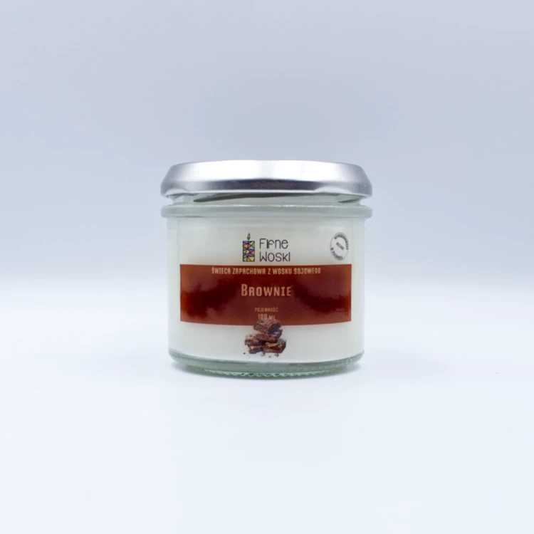 Fifne Woski BROWNIE - świeca sojowa 100 ml