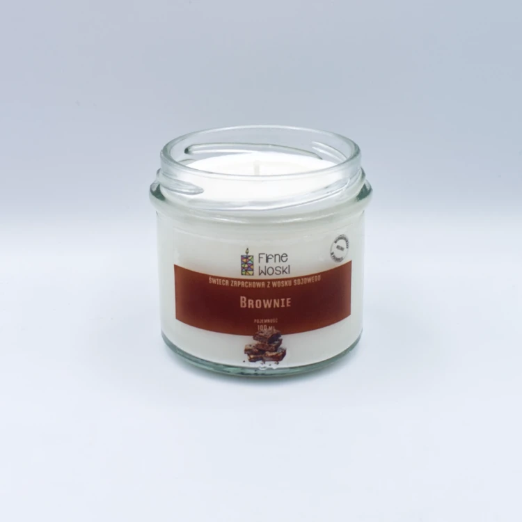 Fifne Woski BROWNIE - świeca sojowa 100 ml