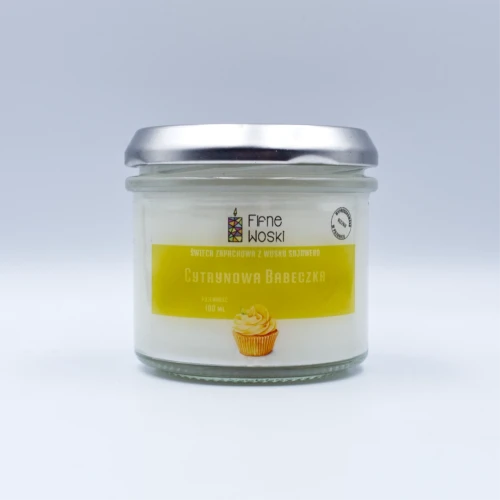 Fifne Woski CYTRYNOWA BABECZKA - świeca sojowa 100 ml