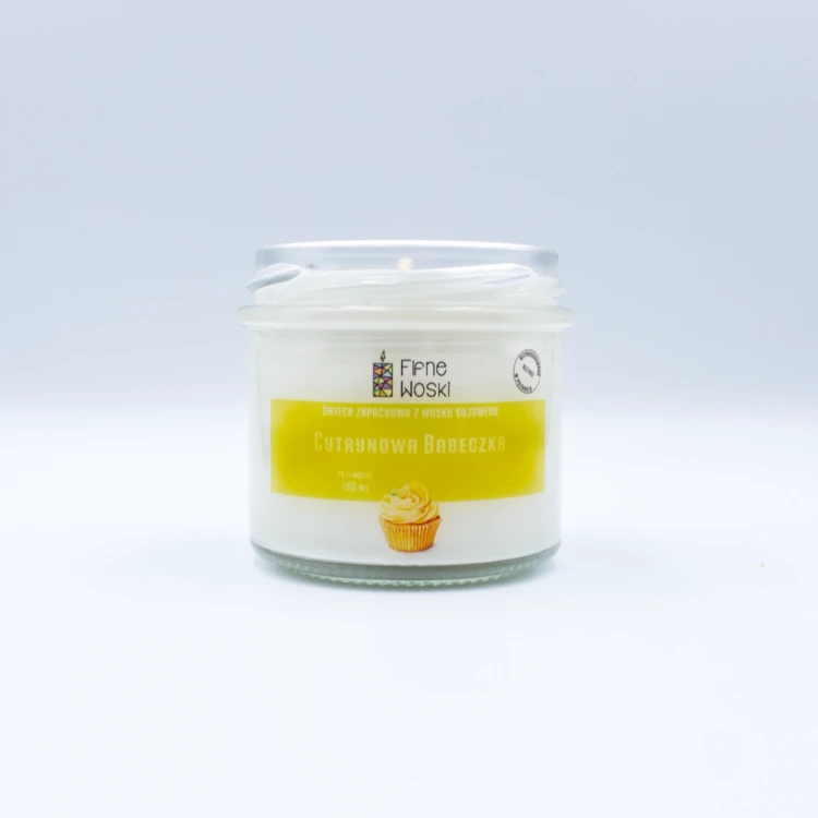 Fifne Woski CYTRYNOWA BABECZKA - świeca sojowa 100 ml