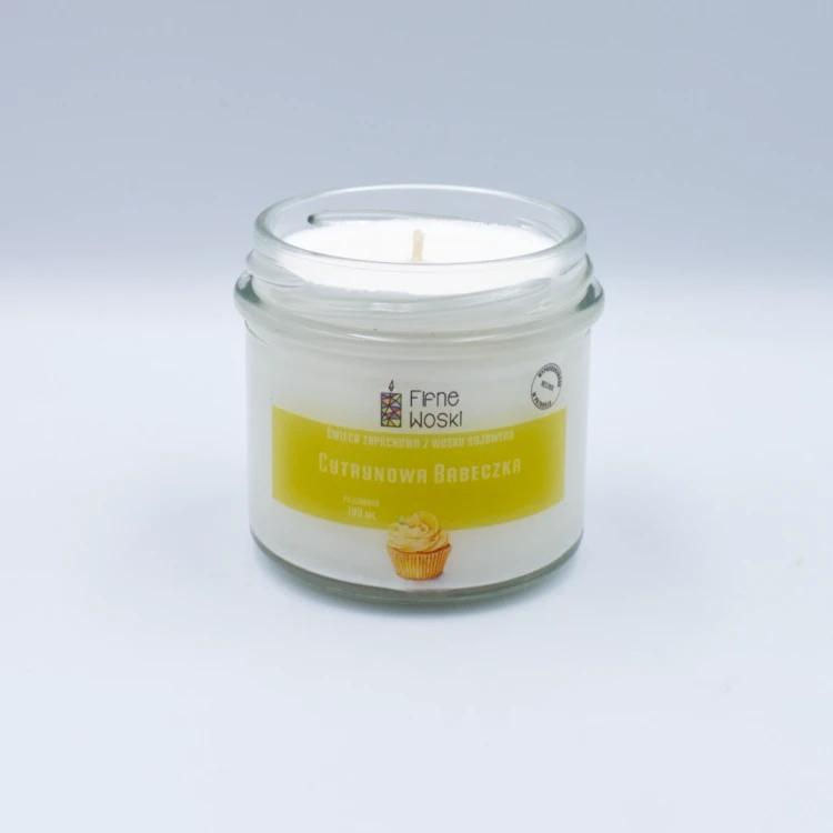 Fifne Woski CYTRYNOWA BABECZKA - świeca sojowa 100 ml