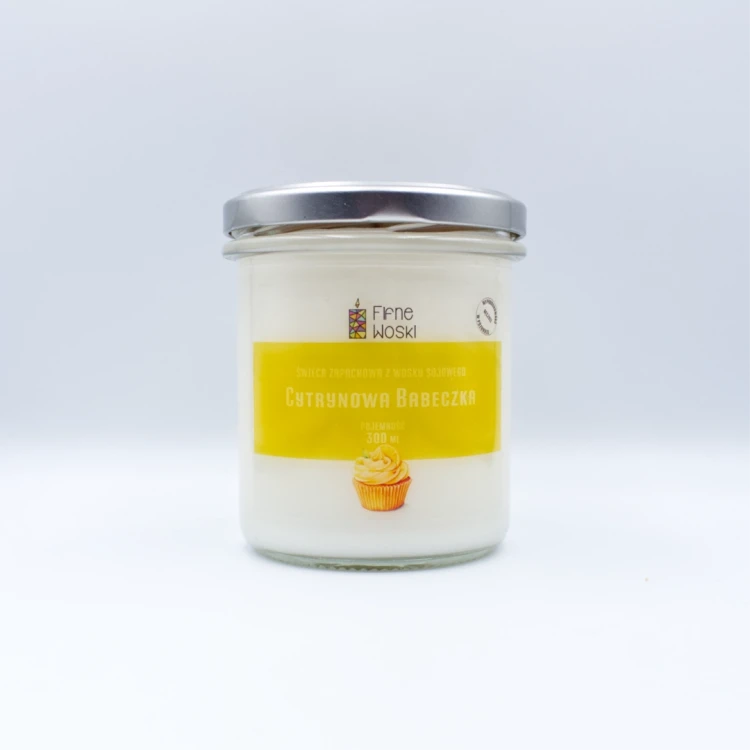 Fifne Woski CYTRYNOWA BABECZKA - świeca sojowa 300 ml