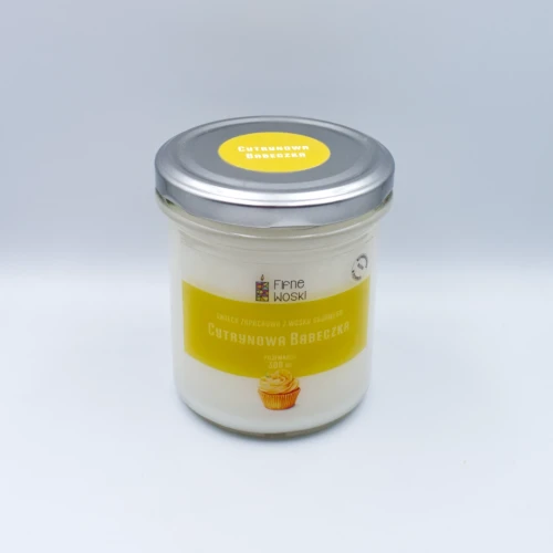 Fifne Woski CYTRYNOWA BABECZKA - świeca sojowa 300 ml
