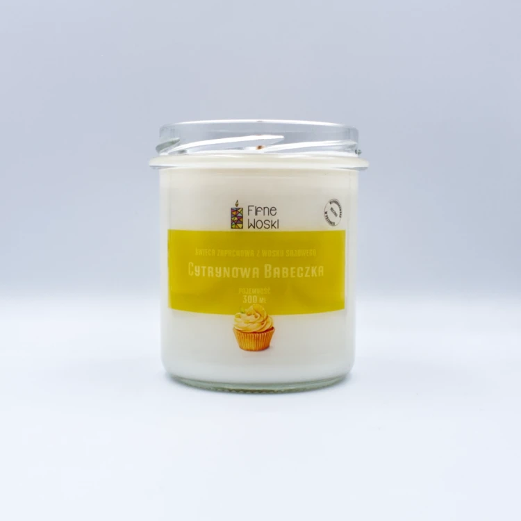 Fifne Woski CYTRYNOWA BABECZKA - świeca sojowa 300 ml