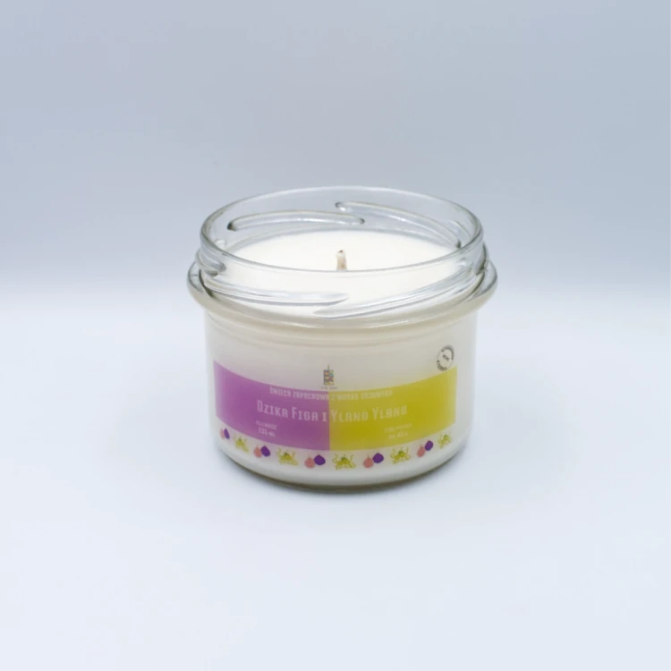 Fifne Woski DZIKA FIGA I YALNG YLANG  świeca sojowa 200 ml 2.webp