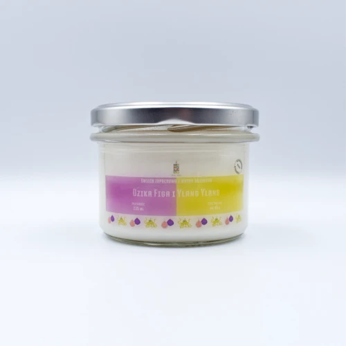 Fifne Woski DZIKA FIGA I YALNG YLANG  świeca sojowa 200 ml.webp