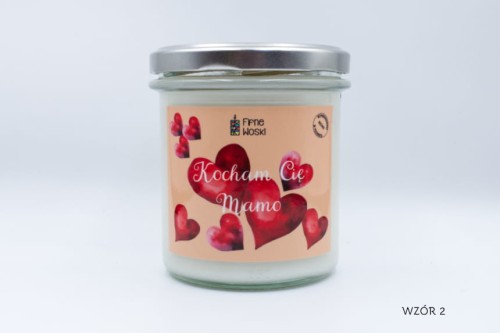 Brzoskwinia i Płatki Róży – świeca sojowa na Dzień Matki