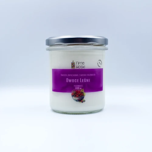Fifne Woski OWOCE LEŚNE  świeca sojowa 300 ml.webp
