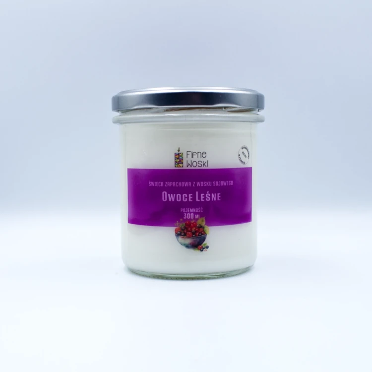 Fifne Woski OWOCE LEŚNE  świeca sojowa 300 ml.webp