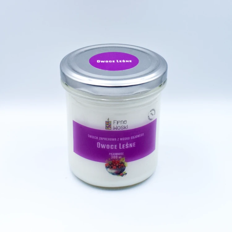 Fifne Woski OWOCE LEŚNE  świeca sojowa 300 ml 1.webp