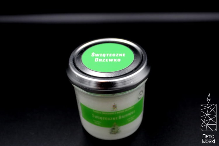 ŚWIĄTECZNE DRZEWKO – Średnia świeca sojowa w słoiku