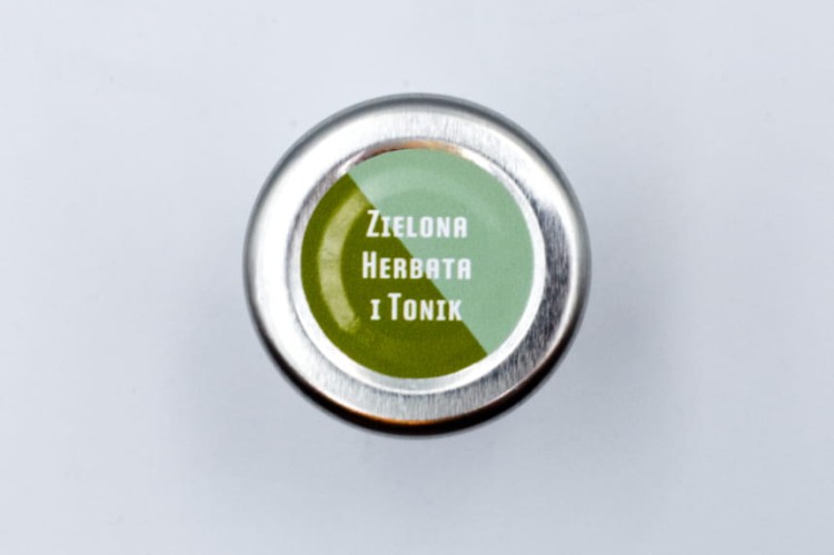 ZIELONA HERBATA I TONIK – Mała świeca sojowa w słoiku