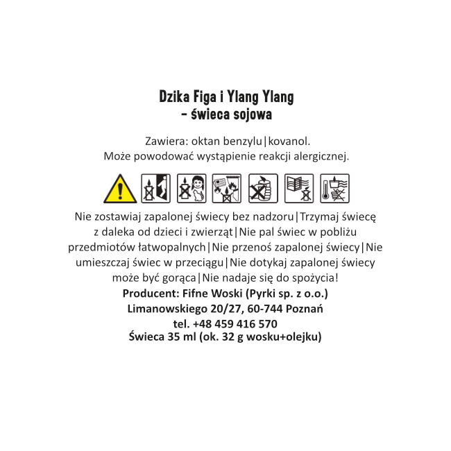 DZIKA FIGA I YLANG YLANG – Mała świeca sojowa w słoiku