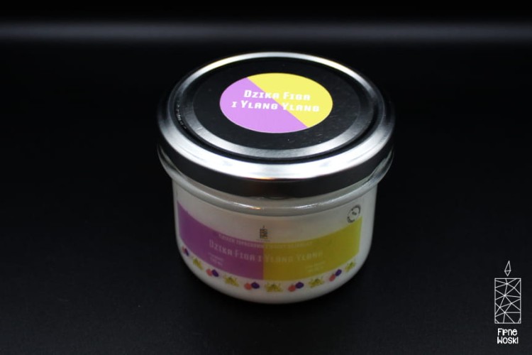 DZIKA FIGA I YLANG YLANG – Duża świeca sojowa w słoiku