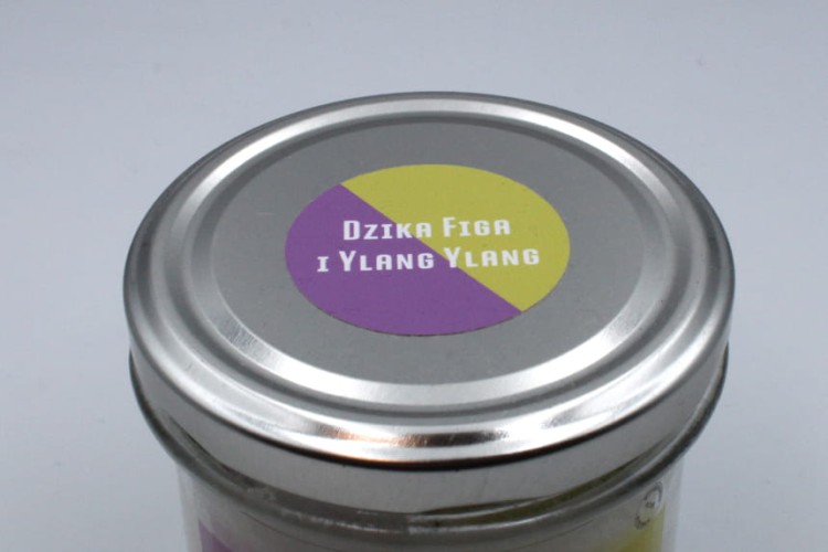 DZIKA FIGA I YLANG YLANG – Duża świeca sojowa w słoiku