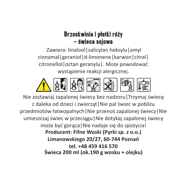 BRZOSKWINIA I PŁATKI RÓŻY – Duża świeca sojowa w słoiku