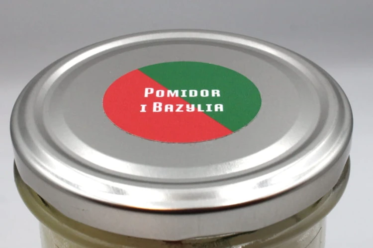 POMIDOR I BAZYLIA  – Bardzo duża świeca sojowa w słoiku