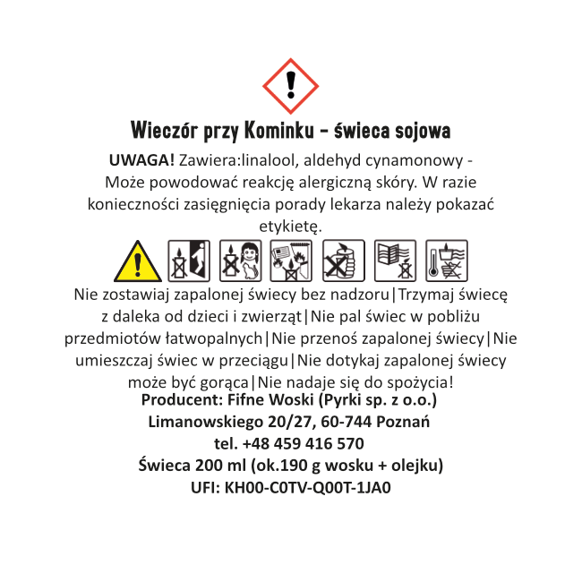 WIECZÓR PRZY KOMINKU – Duża świeca sojowa w słoiku